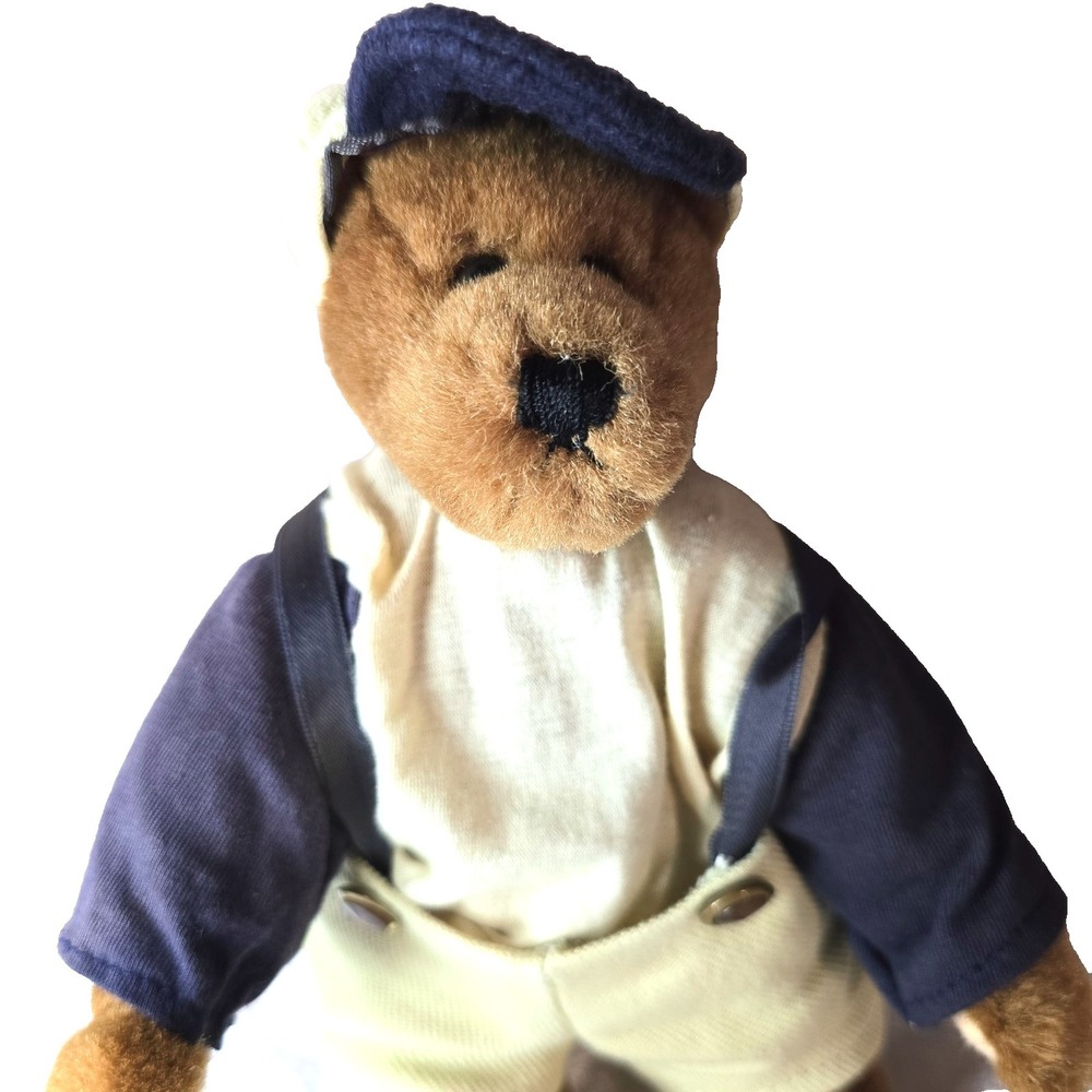 1990s Handmade Vintage‎ Boyds Bears Plush Bear Archive Series 12 Inch Overalls